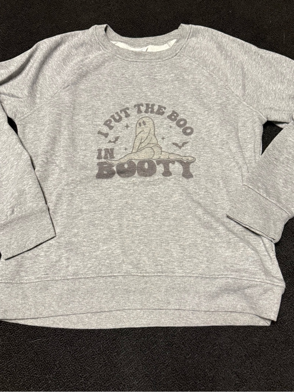 Time and Tru Heather Gray Crewneck Sweatshirt